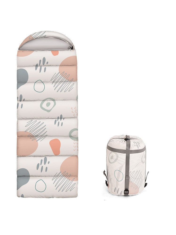 Hochwertiger und warmer Schlafsack mit Kissen Skanto