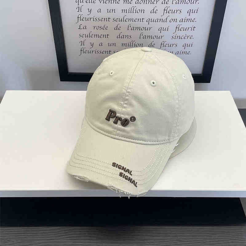 Damen Lässige Distressed-Baseballkappe mit Stickerei Skanto