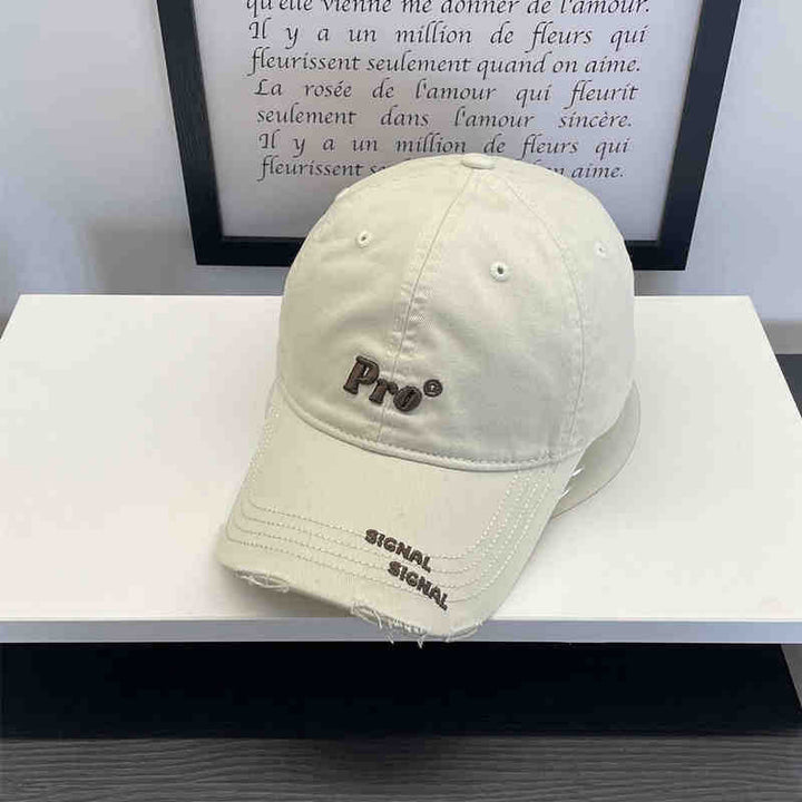 Damen Lässige Distressed-Baseballkappe mit Stickerei Skanto