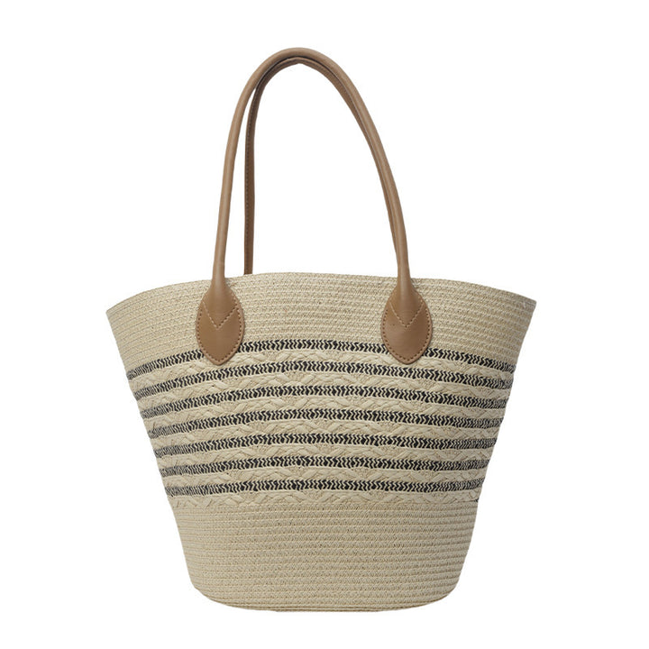 Elegante Tasche aus geflochtenem Naturmaterial Skanto