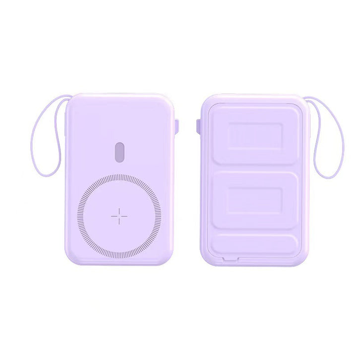 Tragbare Powerbank mit Magnethalterung und Schnellladefunktion Skanto