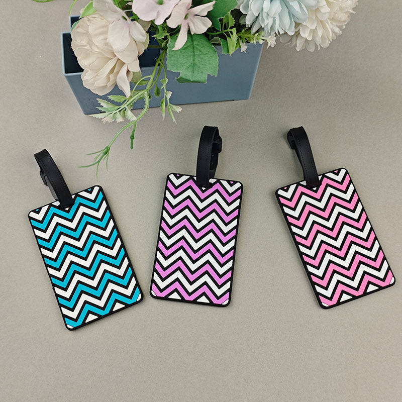 Unisex Chevron-Muster Gepäckanhänger Skanto