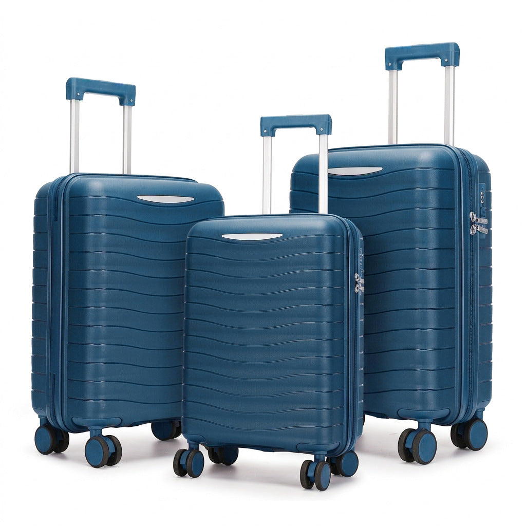 Hartschalenkoffer-Set mit innovativer Taschenorganisation Skanto