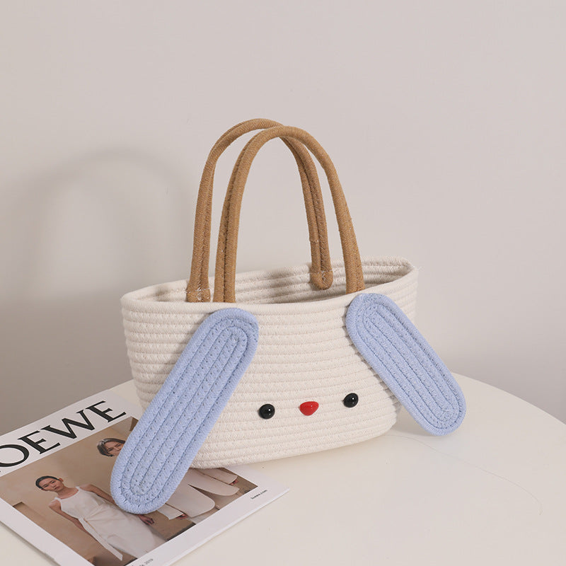 Verspielte Stofftasche mit Tiermotiv Skanto