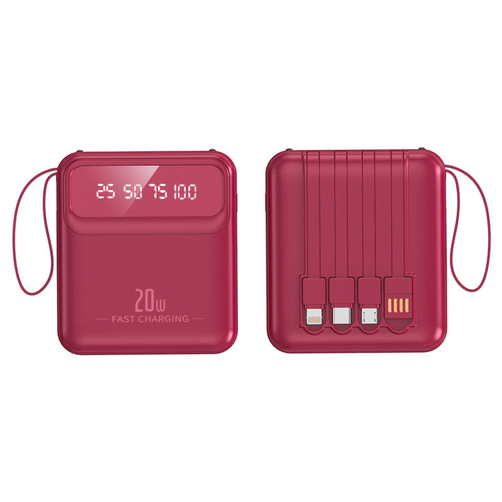 Tragbare Powerbank mit integrierter Multifunktions-Ladetechnologie Skanto