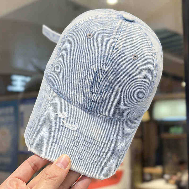 Baseballkappe aus Denim im Used-Look für Herren Skanto 1784188308