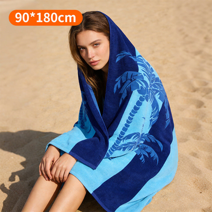 Strandtuch mit farbenfrohem Streifenmuster Skanto