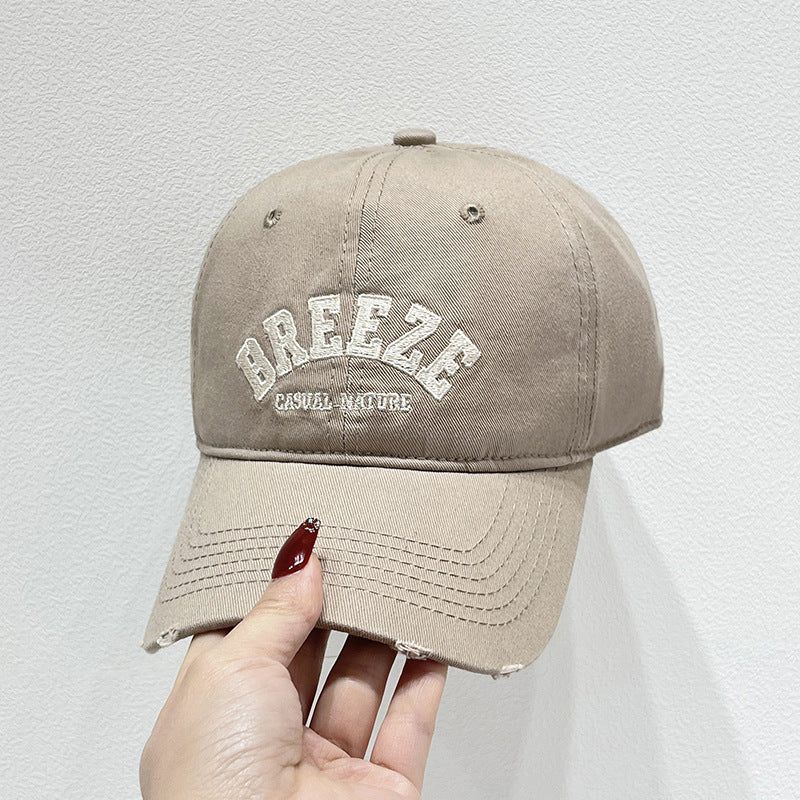 Herren Freizeit Baumwollkappe im Used-Look Skanto