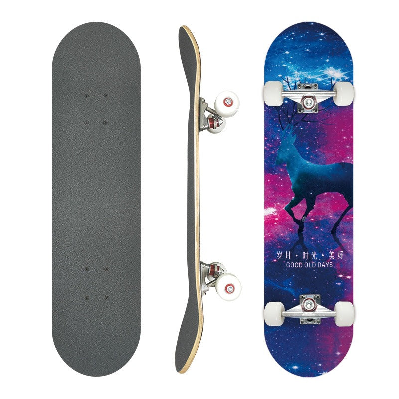 Grafisches Künstlerisches Skateboard Skanto