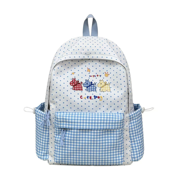 Verspielter Hunde-Illustrations-Rucksack Skanto