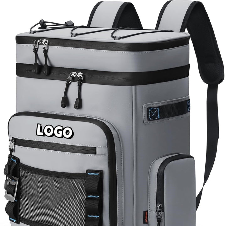 Unisex isolierter Essens- und Kühlrucksack mit mehreren Taschen, gepolsterten Trägern und wasserabweisender Beschichtung Skanto