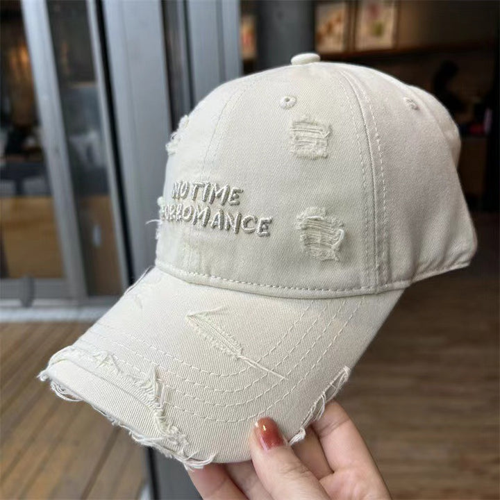 Damen Baseball Cap aus Baumwolle im Used-Look Skanto