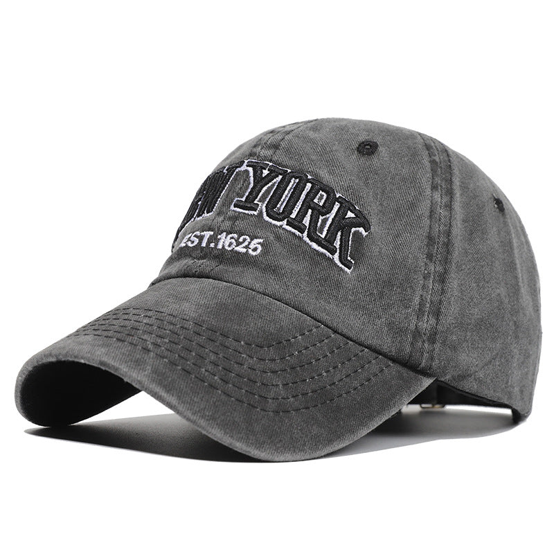 Herren Distressed Bestickte Dad Hat Skanto
