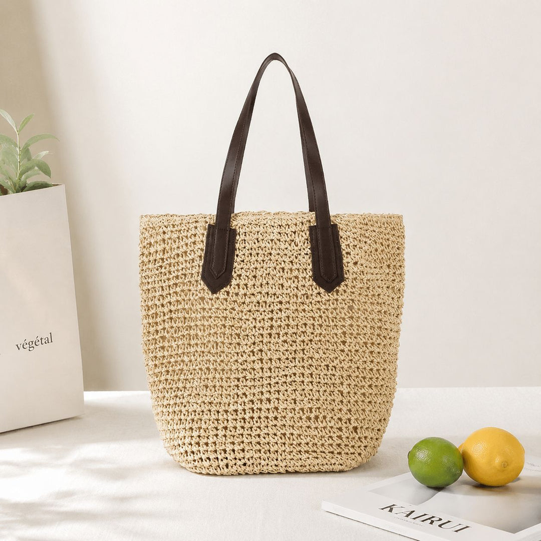 Strandtasche mit robusten Ledergriffen Skanto
