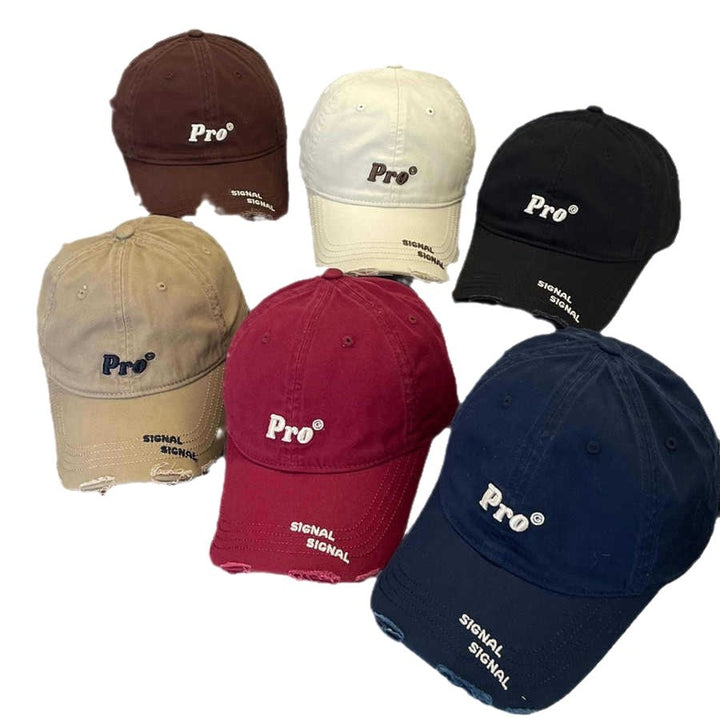 Damen Lässige Distressed-Baseballkappe mit Stickerei Skanto