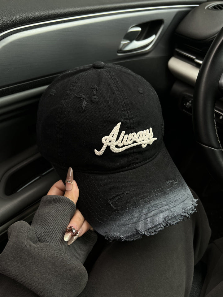 Damen Baseball Cap mit Grafik im Used-Look Skanto