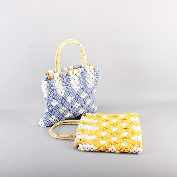 Handgefertigter Raffia-Korb Skanto