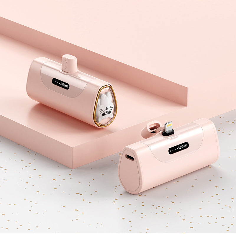 Lustige Powerbank mit integrierter Tierfigur Skanto