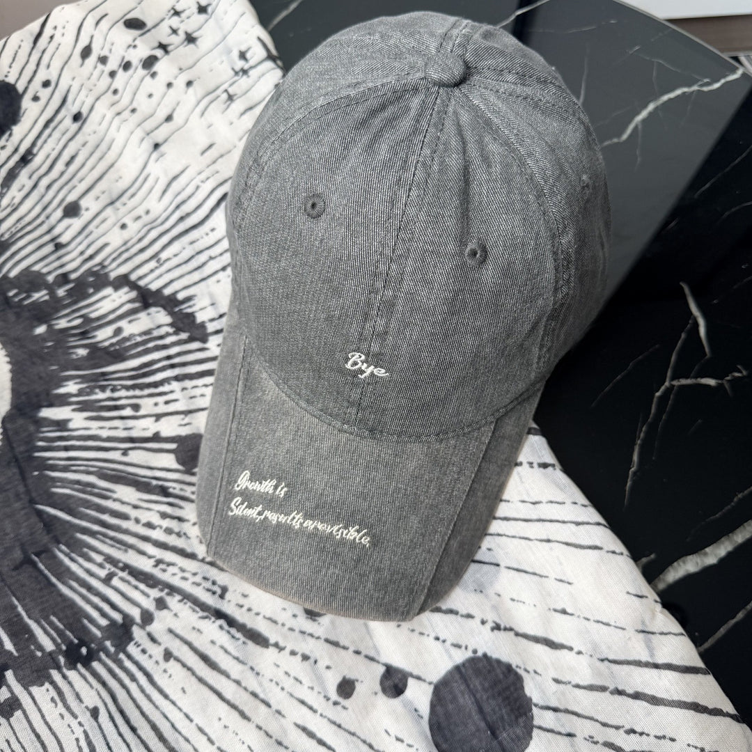 Lässige Distressed-Baumwoll-Baseballkappe für Damen Skanto
