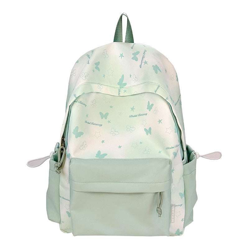 Rucksack Skanto mit Schmetterlingsmuster
