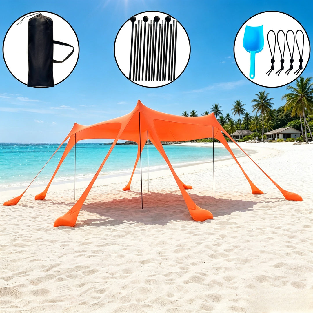 Tragbares Strand-Sonnenschutzdach Skanto