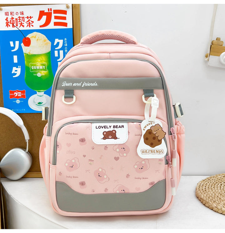 Niedlicher Schulrucksack mit Tiermotiv Skanto