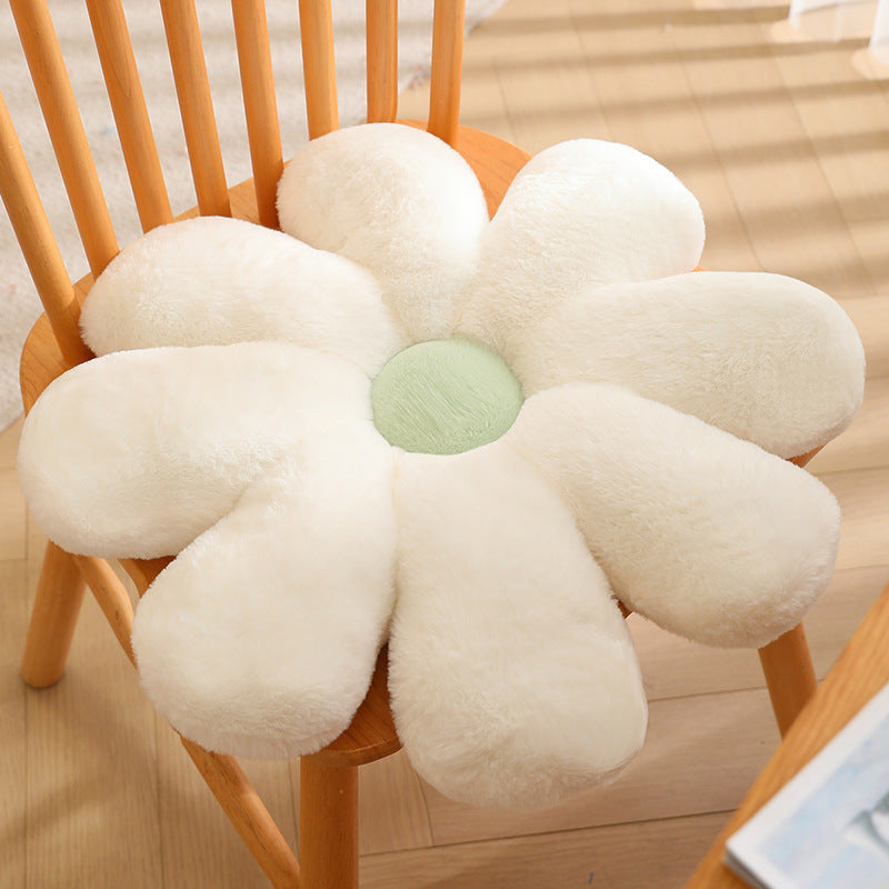 Plüsch-Sitzkissen in Blumenform Skanto