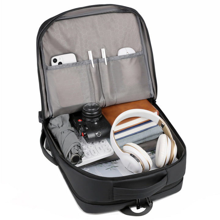 Eleganter Laptop-Rucksack mit gepolstertem Fach und praktischem Organizer Skanto