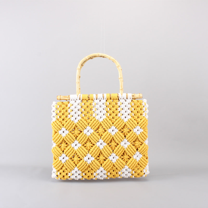 Handgefertigter Raffia-Korb Skanto