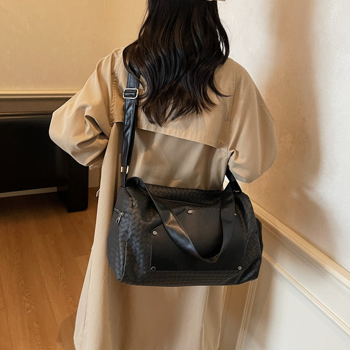 Elegante Sport-Reisetasche mit gewebtem Design und abnehmbarem Schultergurt Skanto