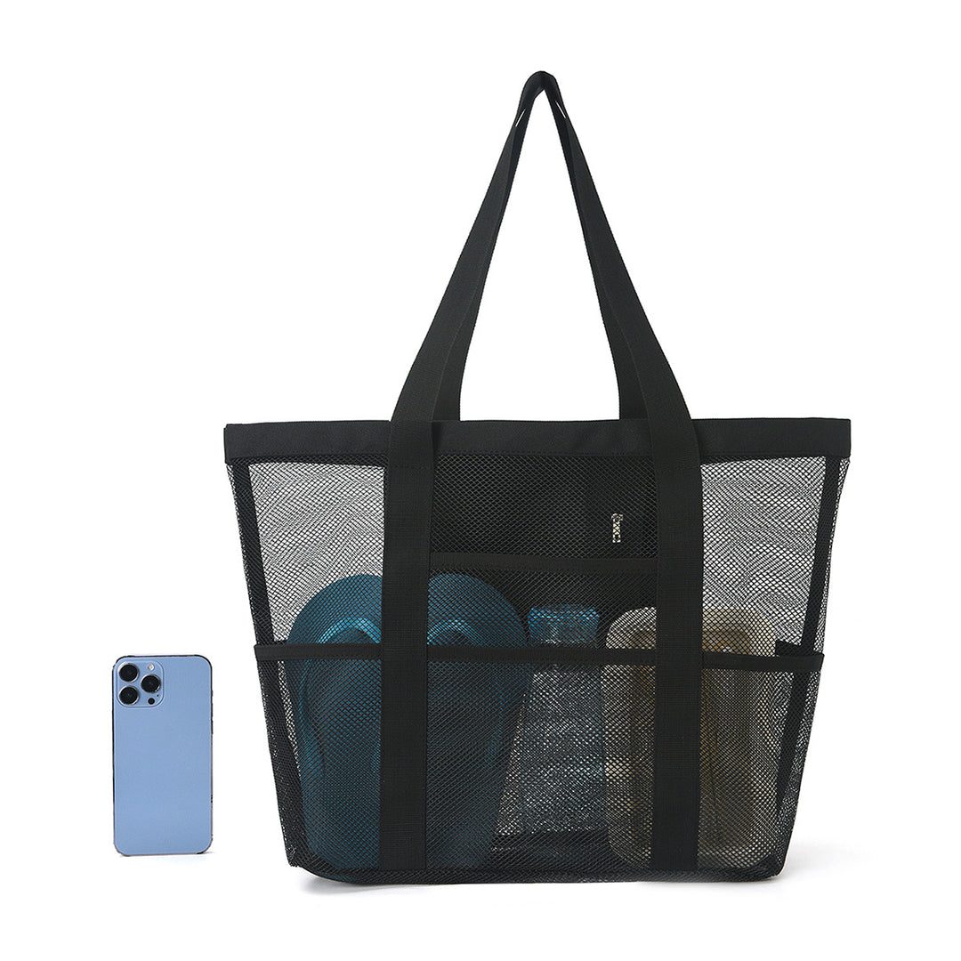 Geräumige Mesh-Strandtasche Skanto