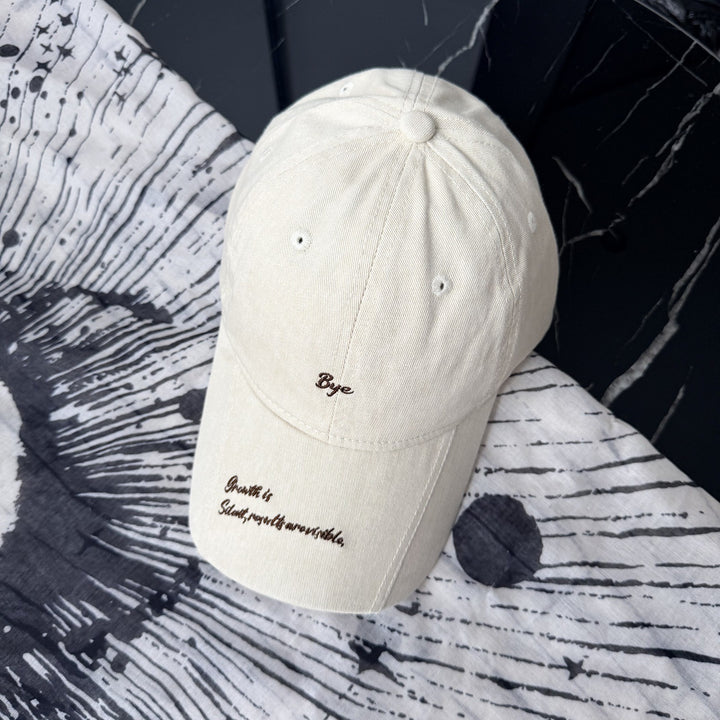Lässige Distressed-Baumwoll-Baseballkappe für Damen Skanto