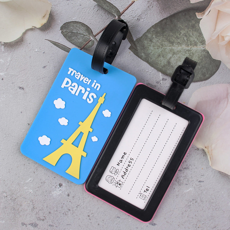 Kofferanhänger mit Paris-Motiv Skanto