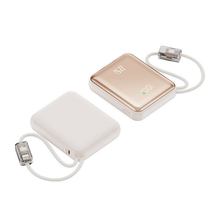 Powerbank mit integriertem Schnellladen und digitaler Kapazitätsanzeige Skanto