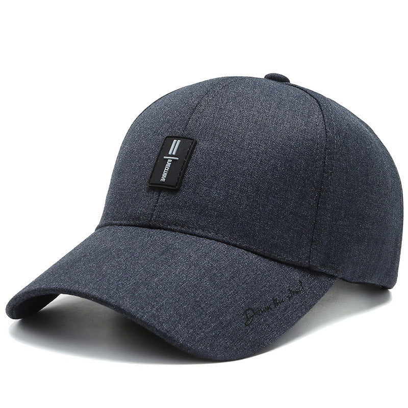 Herren Strukturierte Denim Baseball Cap Skanto