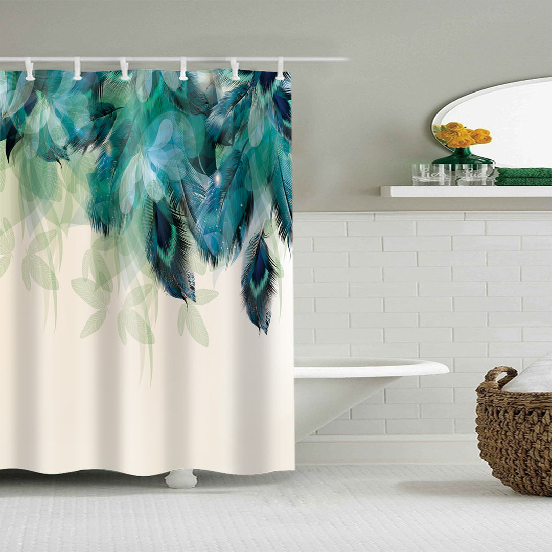 Duschvorhang Skanto mit Blumenmuster