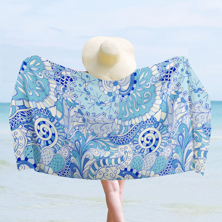 Strandtuch mit maritimem Design Skanto
