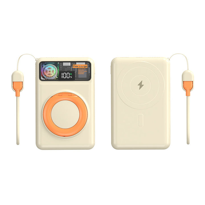 Tragbare Powerbank mit Schnellladefunktion und LED-Anzeige Skanto
