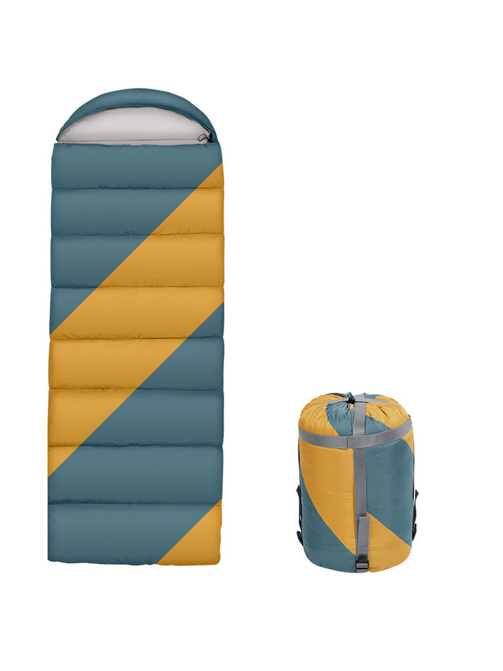 Hochwertiger und warmer Schlafsack mit Kissen Skanto