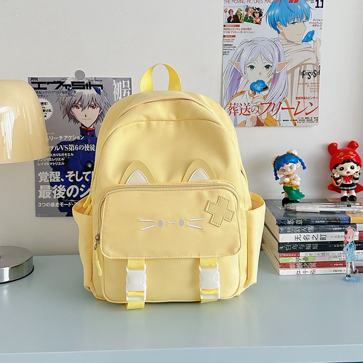Niedlicher Schulrucksack mit Katzenohren