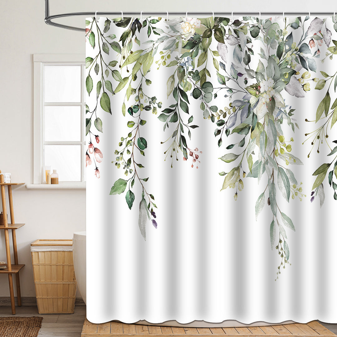 Duschvorhang Skanto mit Blumenmuster