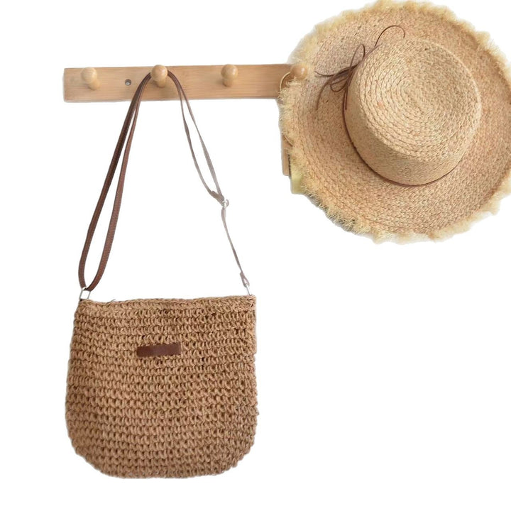 Praktische Tasche aus geflochtenem Naturmaterial Skanto