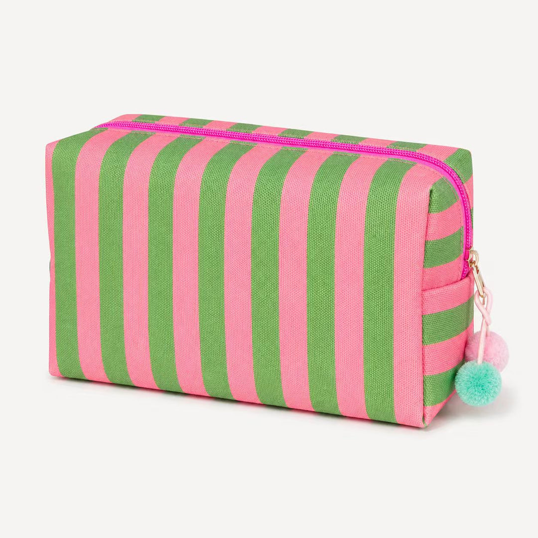 Kosmetiktasche mit bunten Streifen Skanto