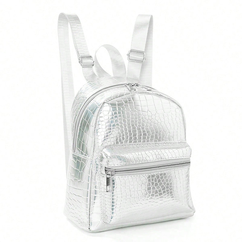 Rucksack im eleganten Krokodil-Look Skanto