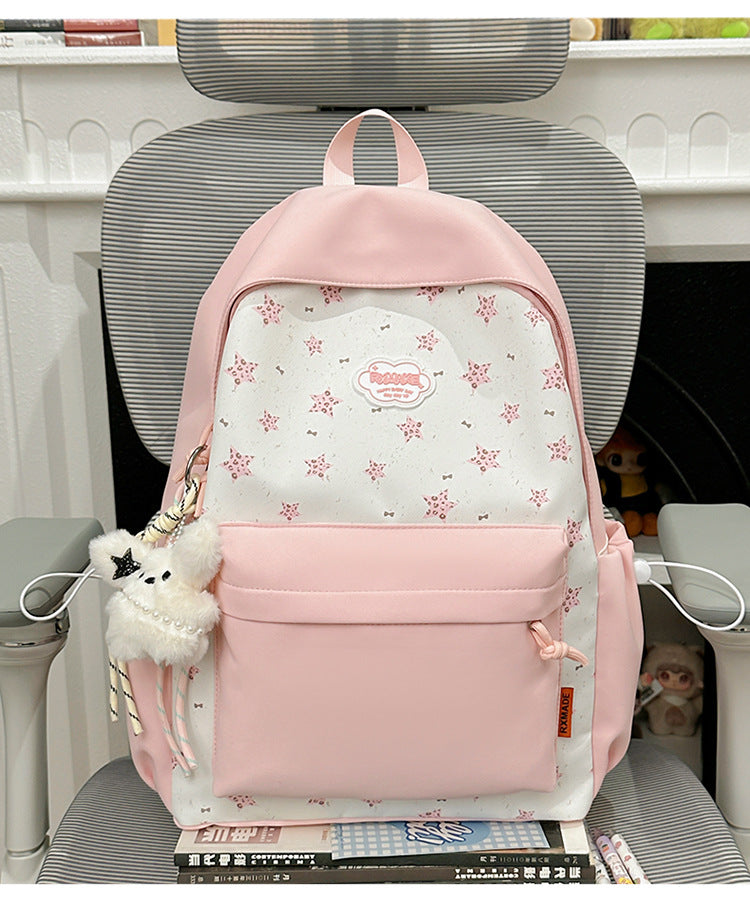 Verspielter Rucksack mit Blumenmuster Skanto