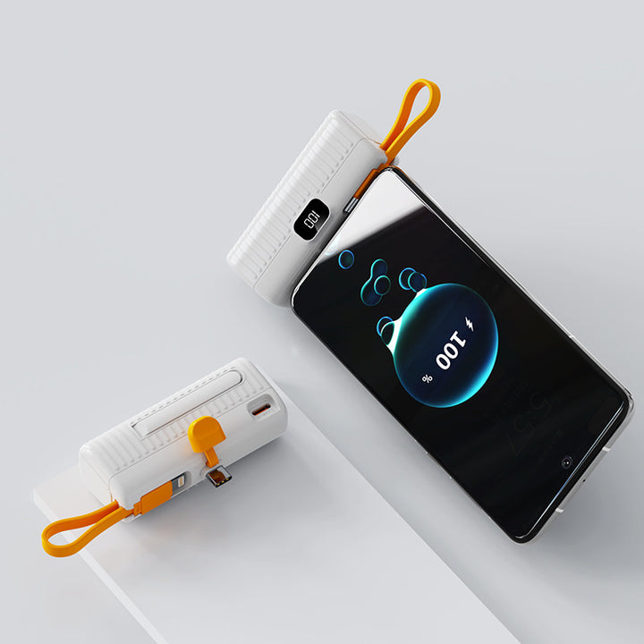 Leistungsstarke Powerbank mit Digitalanzeige und innovativem Design Skanto