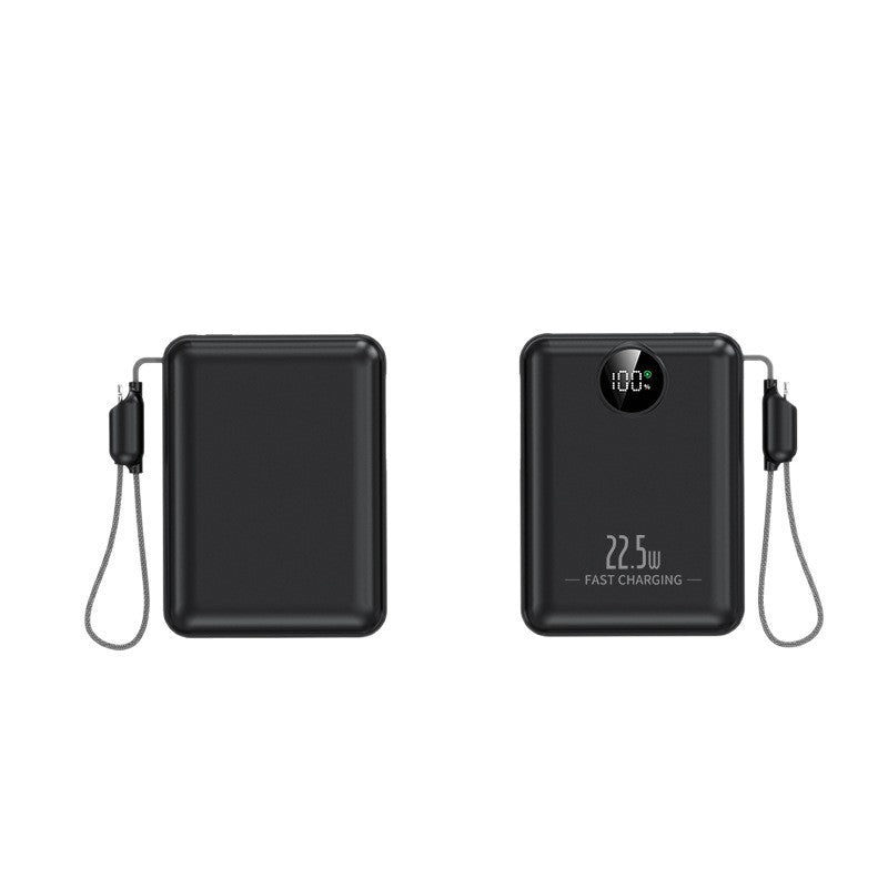 Tragbare Powerbank mit LCD-Bildschirm und multifunktionaler Konnektivität Skanto