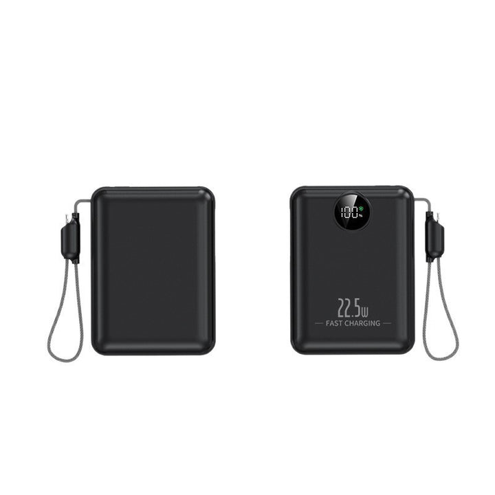 Tragbare Powerbank mit LCD-Bildschirm und multifunktionaler Konnektivität Skanto