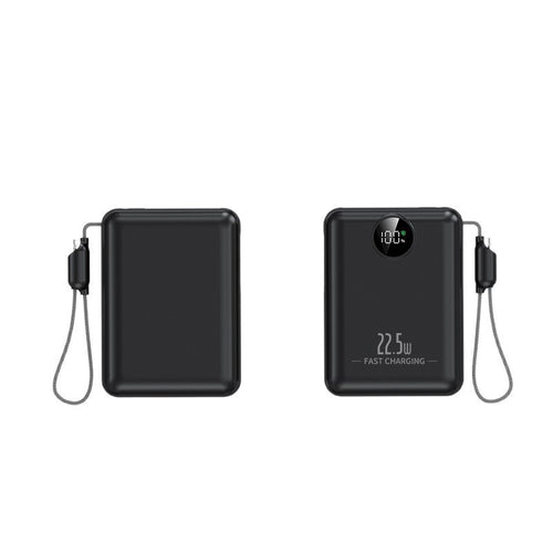 Tragbare Powerbank mit LCD-Bildschirm und multifunktionaler Konnektivität Skanto