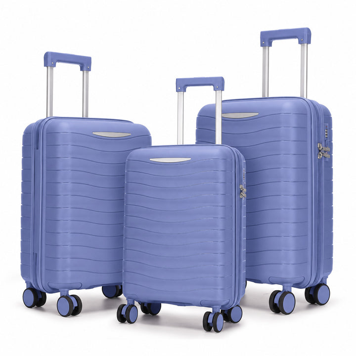Hartschalenkoffer-Set mit innovativer Taschenorganisation Skanto